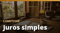 Como usar: Juros simples