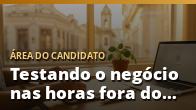 Testando o negócio nas horas fora do expediente, sem prejudicar o emprego