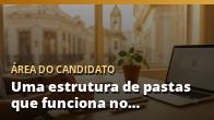 Uma estrutura de pastas que funciona no computador