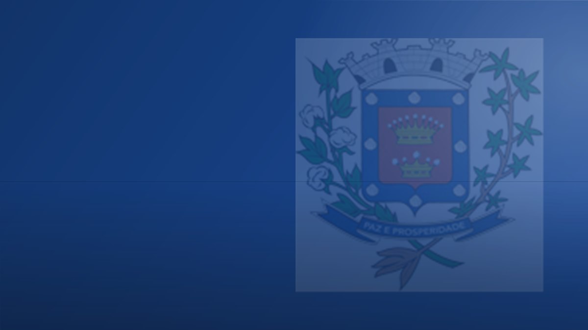 Capa institucional de Conchal, nas cores do brasão