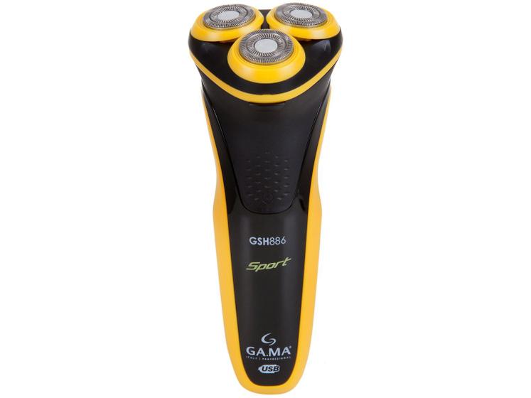 Barbeador Elétrico 3 Lâminas GSH886 Sport Usb Gama Italy