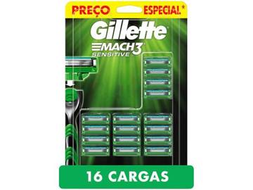 Carga Gillette Mach3 Sensitive 16 Cargas