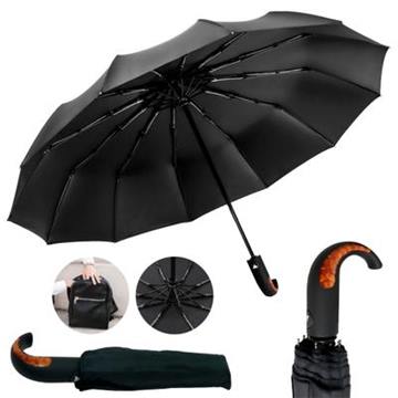 Guarda-Chuva Automático Reforçado Contra Vento