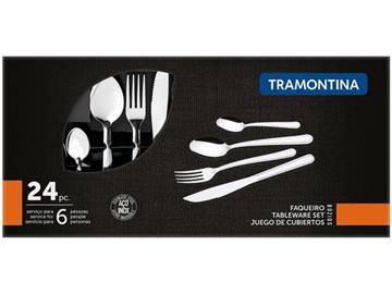 Jogo de Talheres Tramontina Búzios Inox 24 Peças