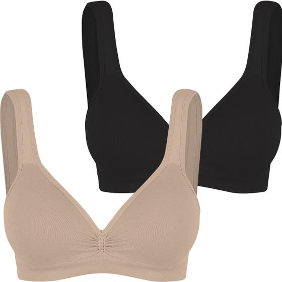 Kit 2 Sutiãs Trifil Daily Top Com Bojo Sem Costura Soutien…