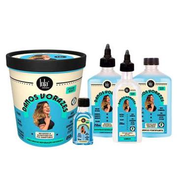 Kit Lola Danos Vorazes Shampoo + Máscara + Óleo