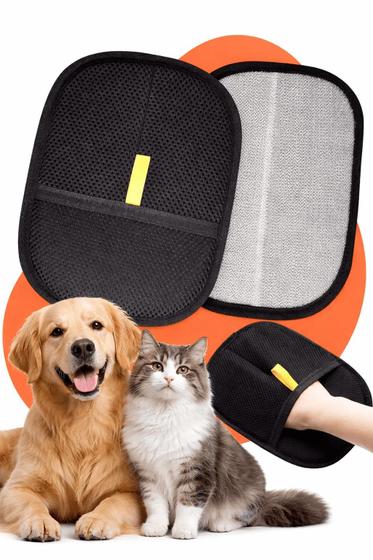 Luva Mágica Tirar Pelo Escova Removedora para Pet Roupa Sofá…