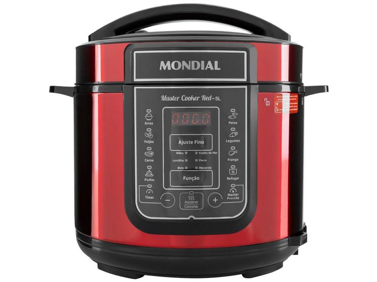 Panela de Pressão Elétrica Digital Mondial - 5L 900W Master…
