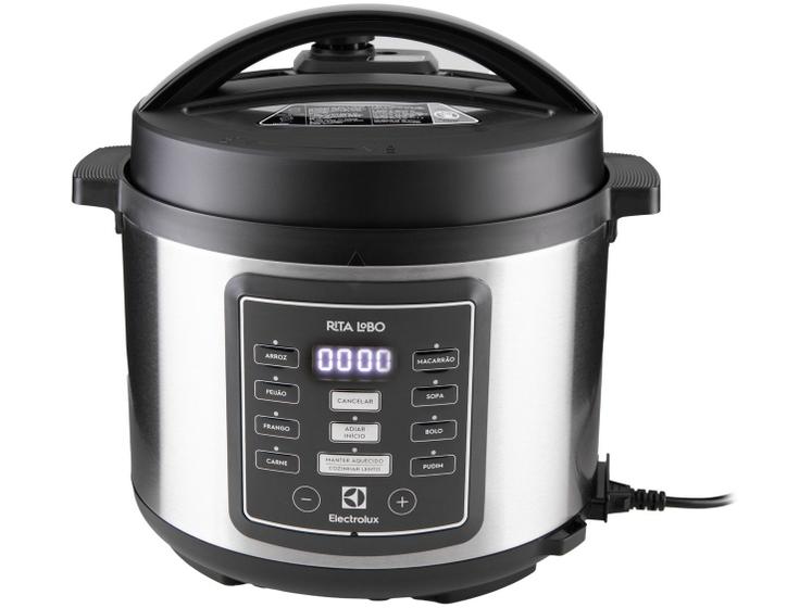 Panela de Pressão Elétrica Electrolux 5L Inox 1000W…