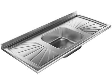 Pia de Cozinha com Válvula Inox GNX 105x53cm PIA10001