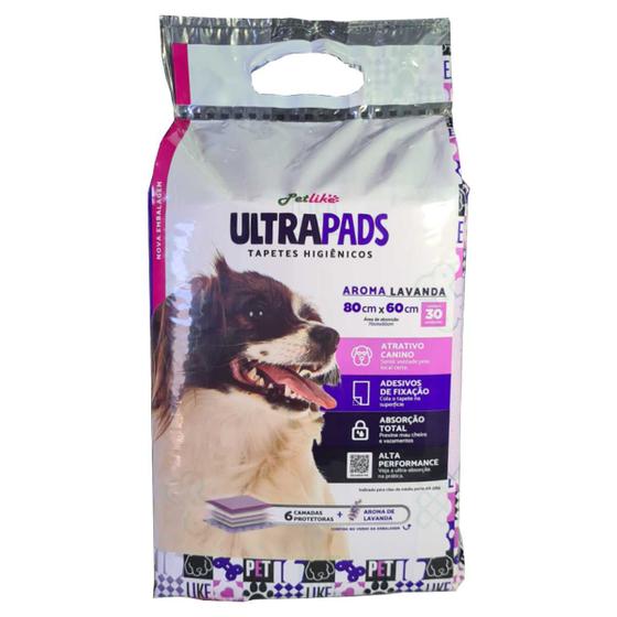 Tapete Higiênico para Cães Aromatizante Lavanda 80x60 30Un -…