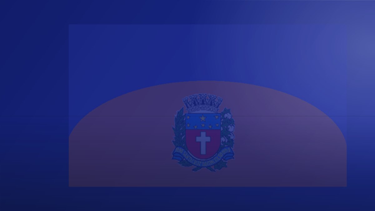 Capa institucional de Santa Cruz da Conceição, nas cores do brasão