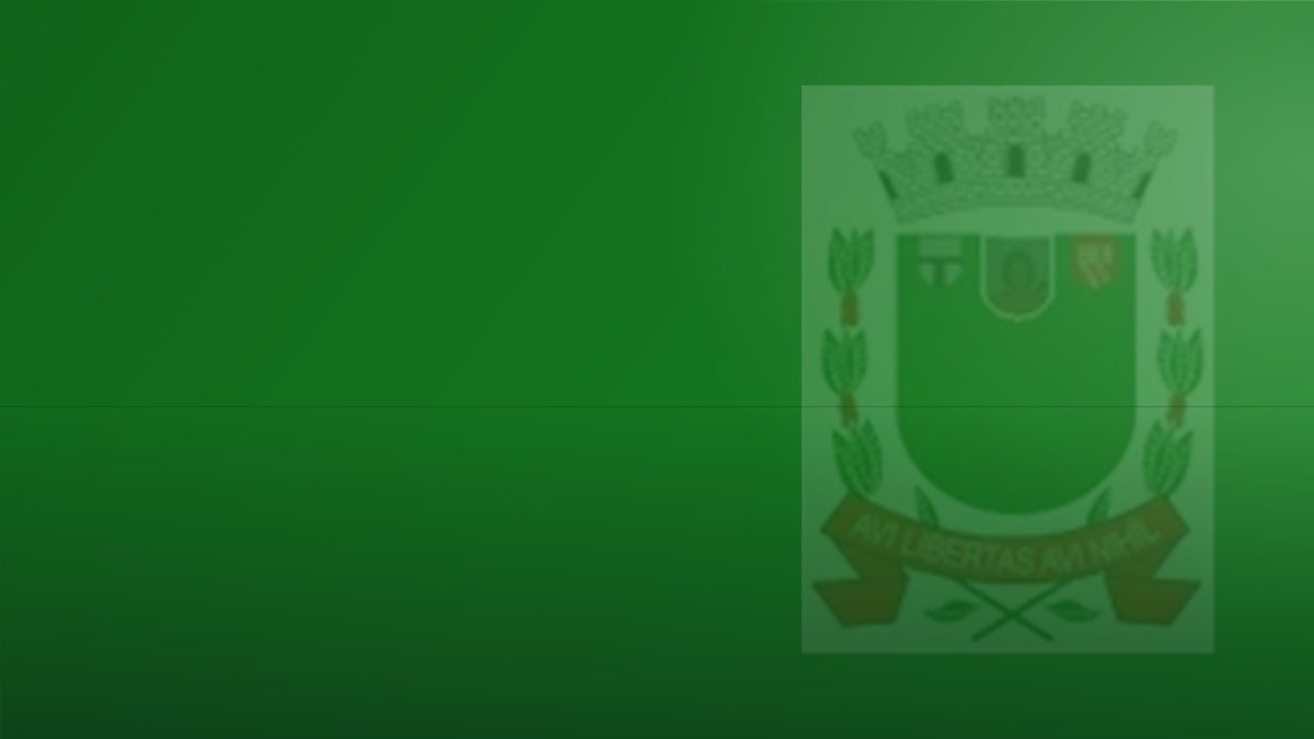 Capa institucional de São Sebastião da Grama, nas cores do brasão