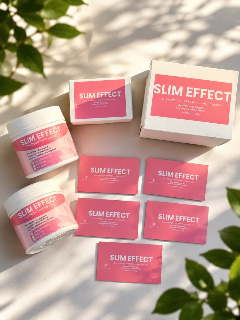 Slim Effect: potes, caixa e sachês